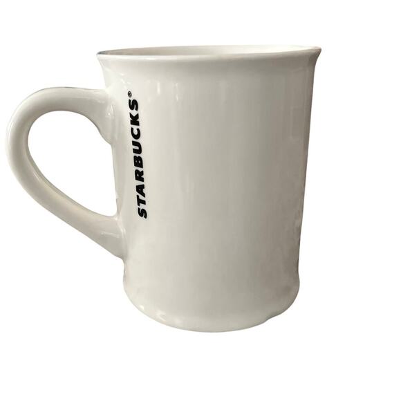 Starbucks‎ Coffee Is Magic Mug 12oz Red White Ceramic Cup Holiday Rare - Picture 3 of 9